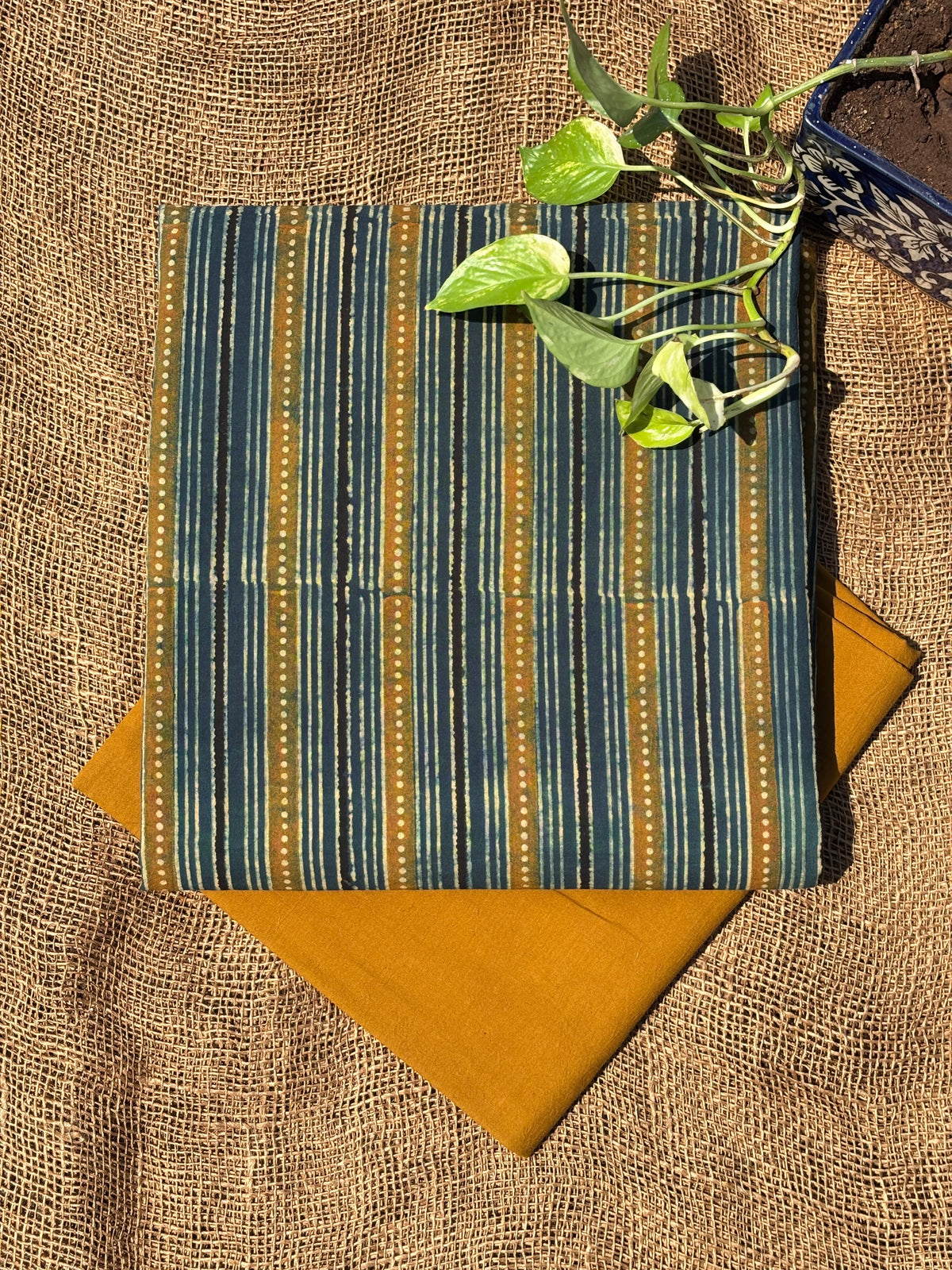 Forest green-mustard set