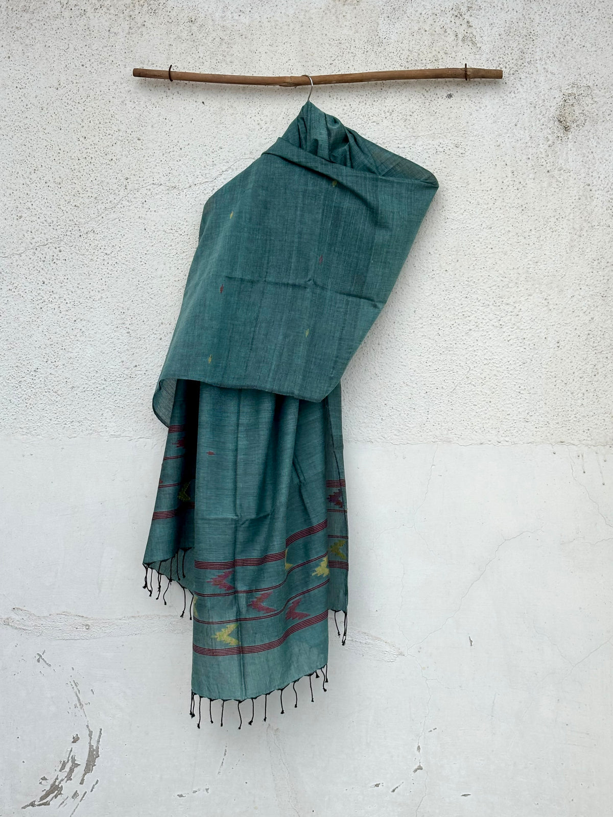 Rama mul mul jamdani dupatta