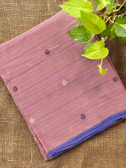 Rose pink stripes fabric