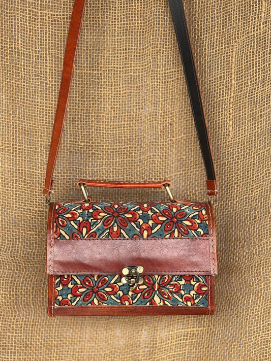 Ajrakh brown bag