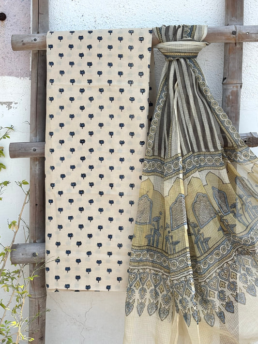 Ivory kurta-dupptta set