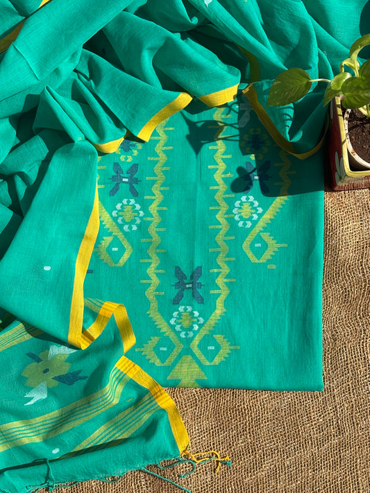 Sea Green Jamdani Set